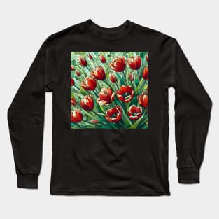 Tulip Flower Long Sleeve T-Shirt